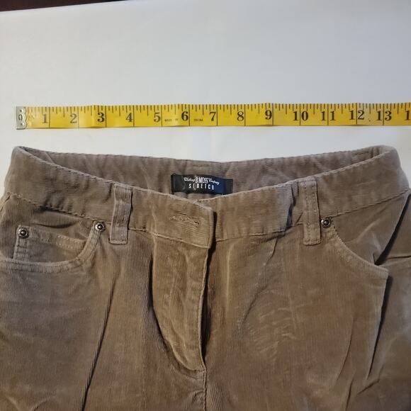 BMoss Clothing Company Pants Womens Corduroy Stretch sz 4 Brown - Picture 10 of 11